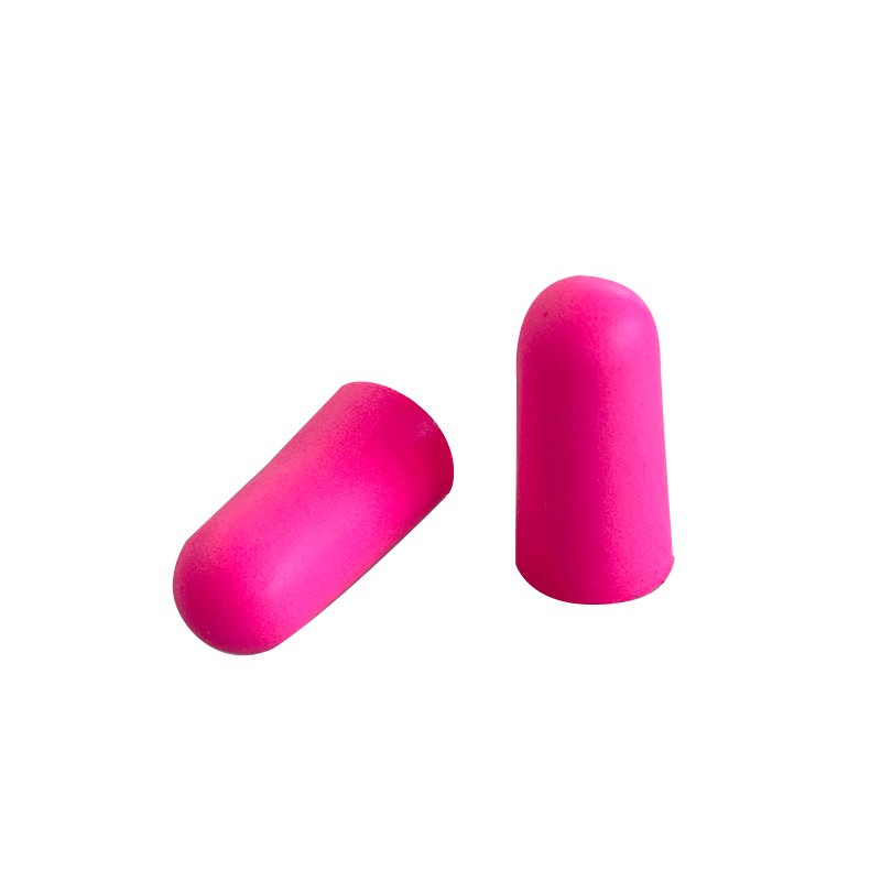 Pink PU Disposable Earplugs Soft Comfortable Noise Reduction Sleep Flights Sensitivity Ear Hearing Protection