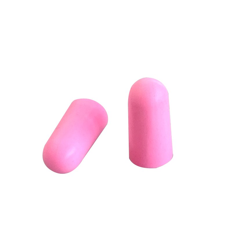 Pink PU Disposable Earplugs Soft Comfortable Noise Reduction Sleep Flights Sensitivity Ear Hearing Protection