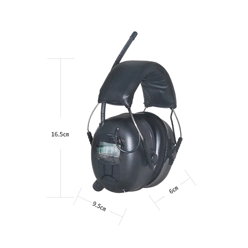Professional Anti-noise headset Earmuff With DAB/FM/AM Radio