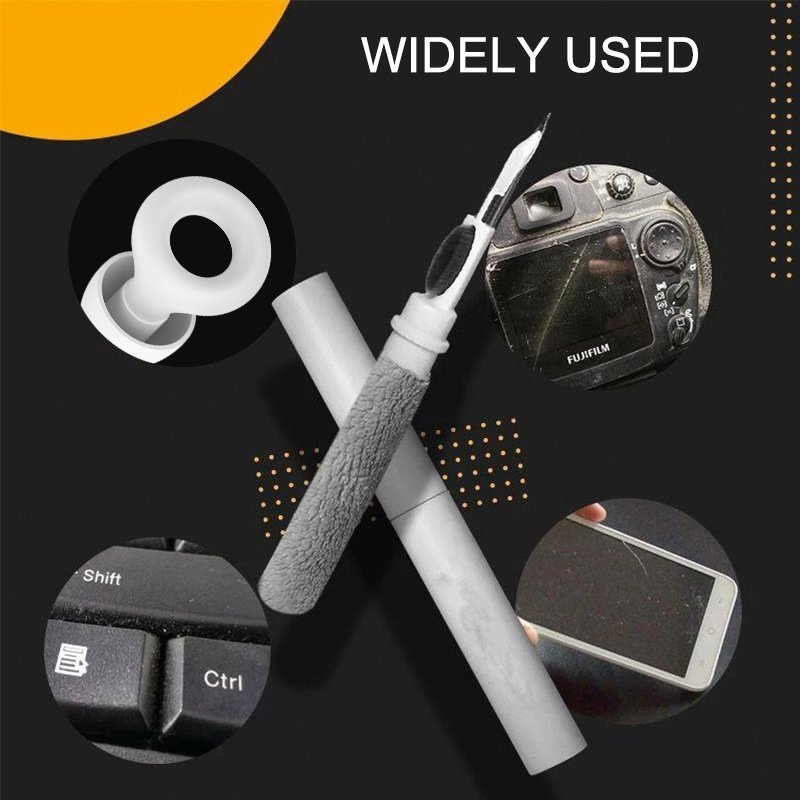 Earbuds Cleaning Pen, Multifunction Earphones Cleaner Suitable For Earplugs,Headset,Keyboard, Phone and Camera Lens