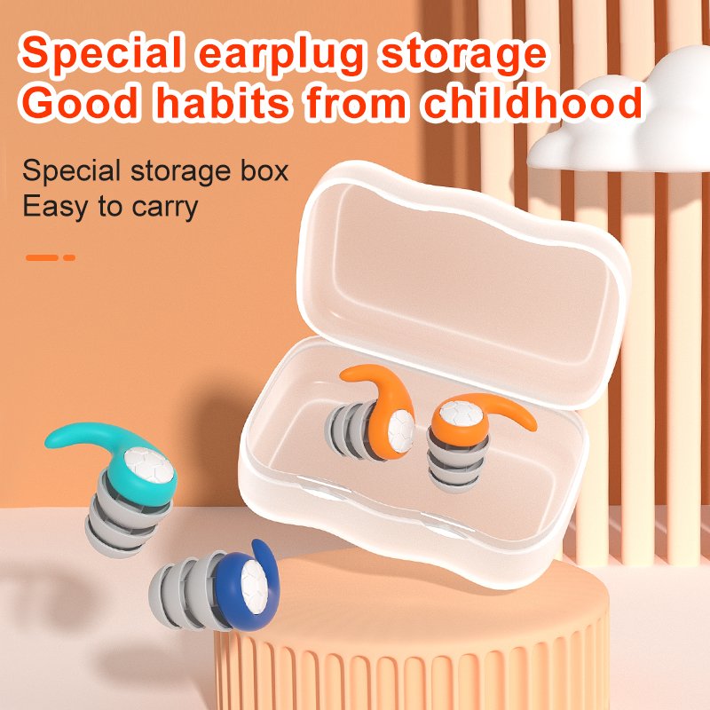 ANT5PPE Silicone Kids Earplugs for Noise Reduction Hearing Protection and Sleep Improvement for Studying