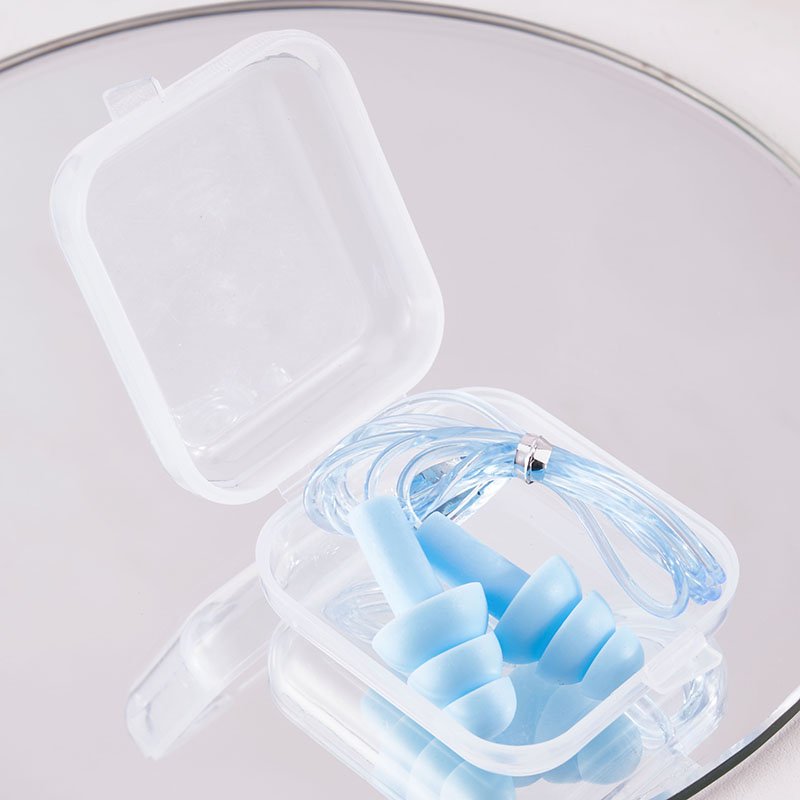 Reliable Quality Tree Shape Silicon Ear Plug with String with Cheaper Price for Hearing Protection