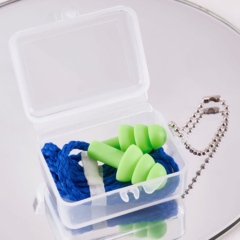 Reliable Quality Tree Shape Silicon Ear Plug with String with Cheaper Price for Hearing Protection