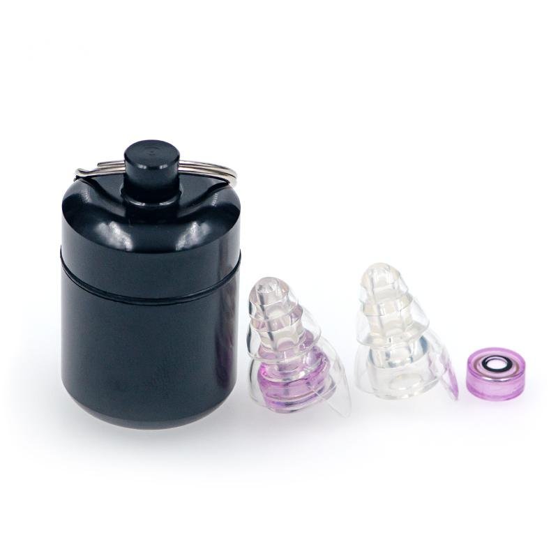 Washable Noise Reducing Earplugs Reduction Acoustic Filter High Fidelity Musician Ear Plugs Silicon Earplug Hearing Protection