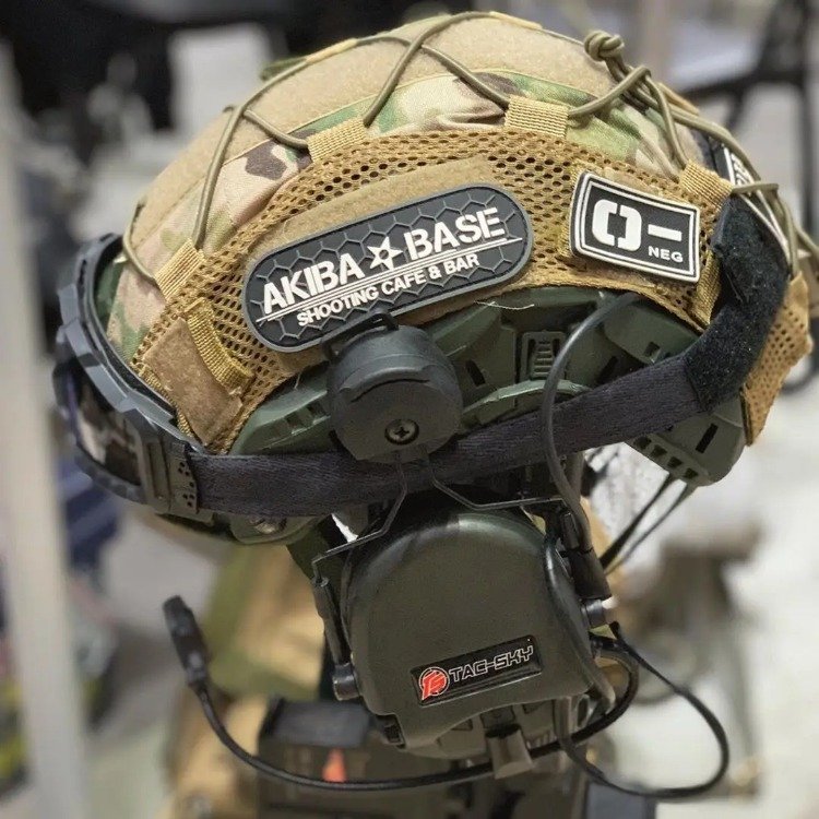 TS TAC-SKY Tactical Helmet ARC Rail Mount Version Silicone Earmuffs TEA Hi-Threat 1 Hearing Protection Shooting Headset