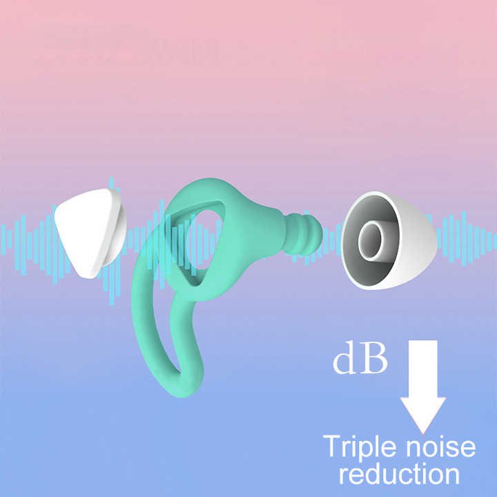 Wholesale New Bee High Fidelity Earplugs-4 Pairs Patent Design Hearing Protection Sleep Concerts Snoring Headphone Accessories