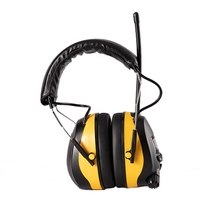 AM FM Radio Headphones with Digital Display, 30dB SNR Ear Protection Ear Muffs, Noise Reduction Hearing Protectors