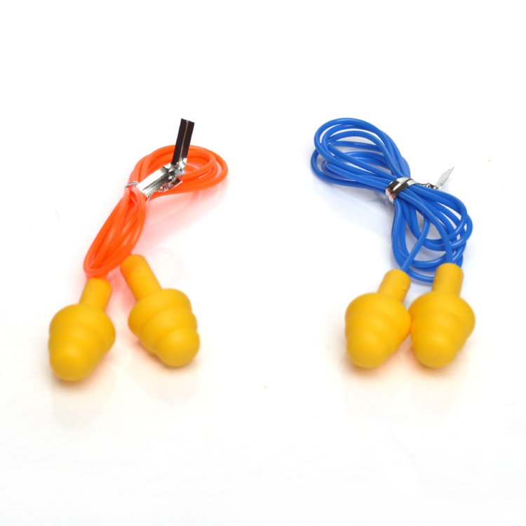 orded Ear Plugs Reusable Silicone Earplugs with String Banded Ear Plug Sleep Noise Cancelling for Hearing Protection