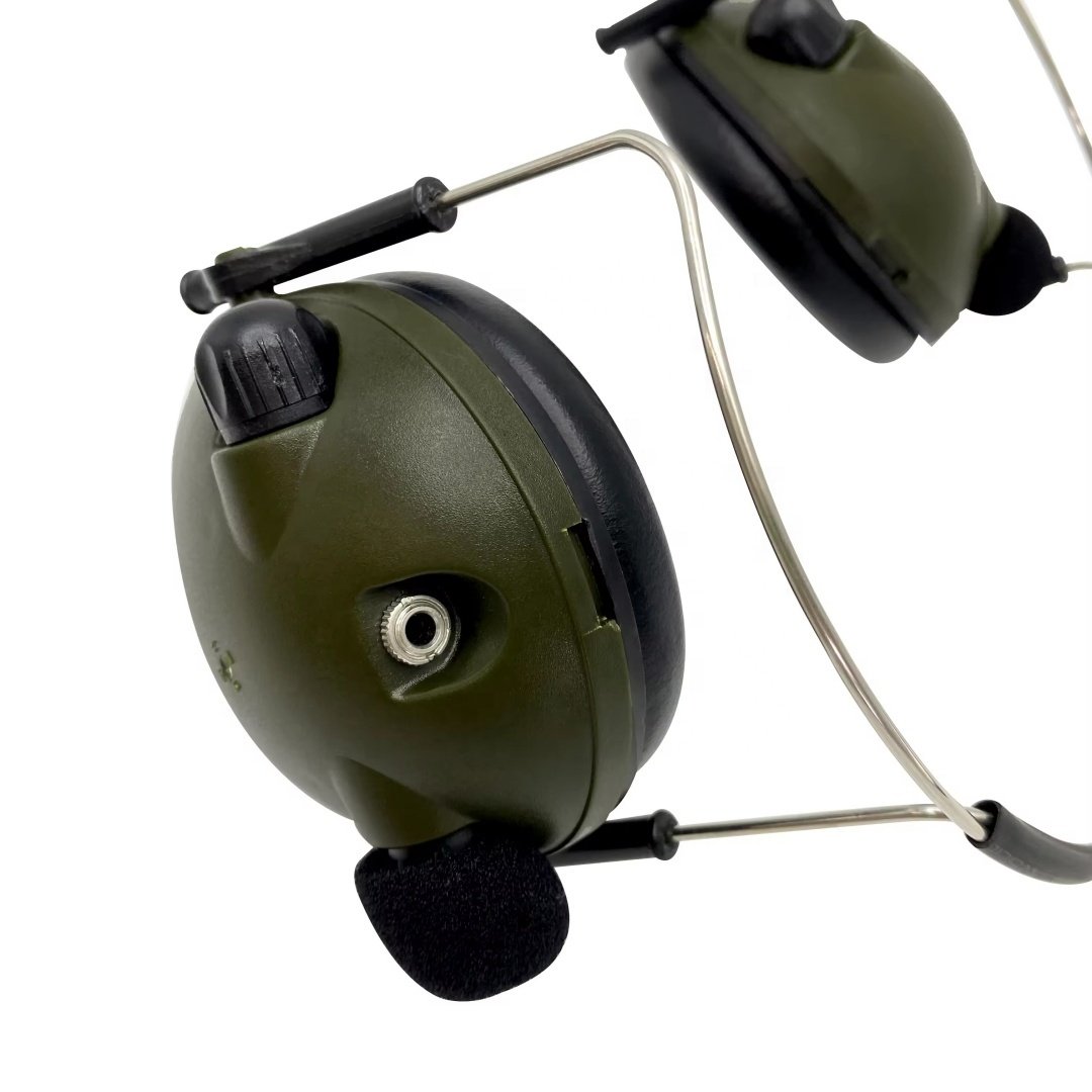 HXKK Behind The Head Headbands Noise Cancelling Earmuffs Safety Cover Head Ear Muffs Hunting Shooting Headphone