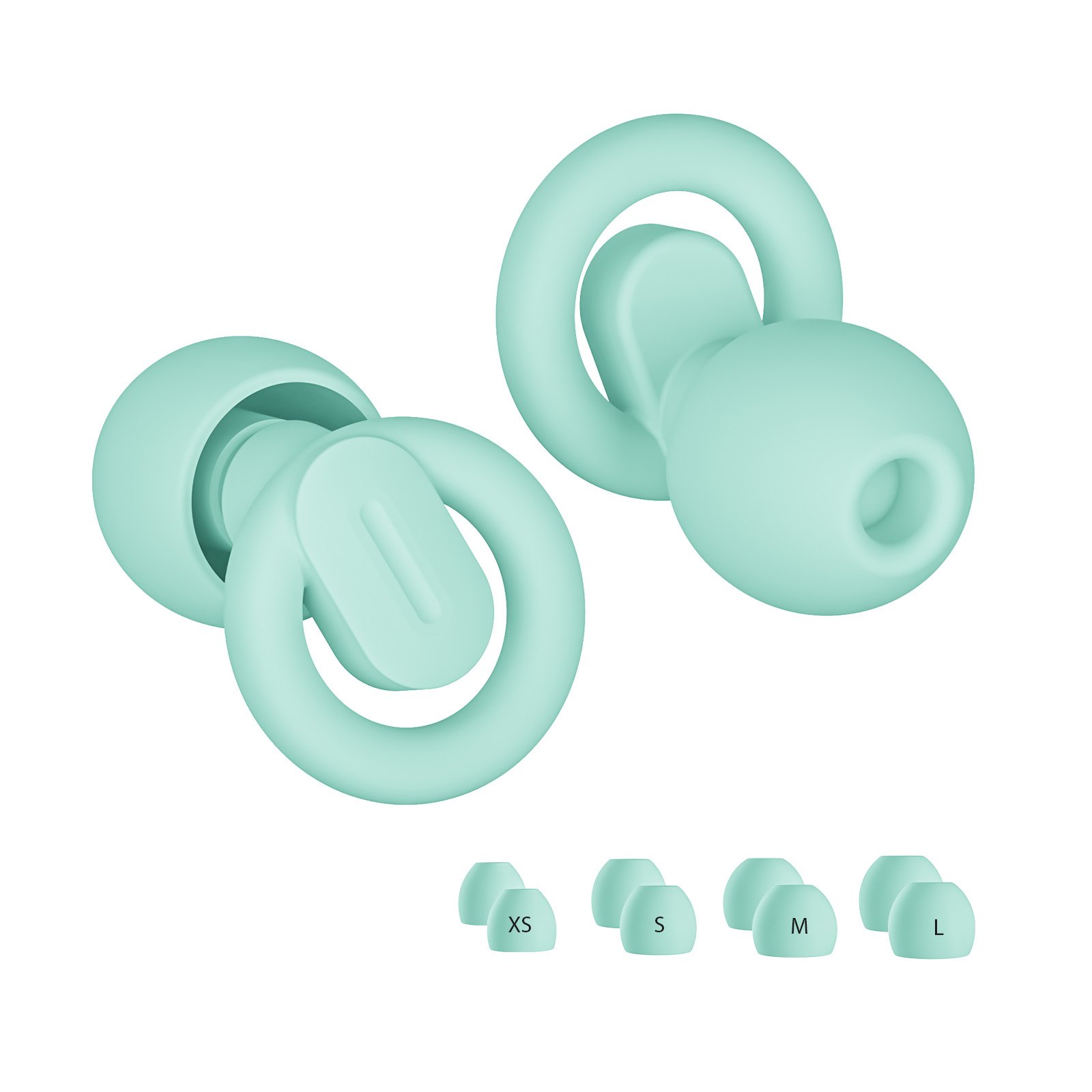 4 pair Sleeping Ear Protection Shooting Travel Sleeping Reusable Ear plug Silicone Ear plugs for sleep Noise Reduction