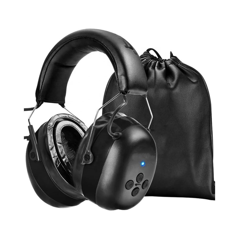 Multi Function Head Mounted Electronic Earmuffs Sound Isolation Noise Reduction Bluetooth Hearing Protection