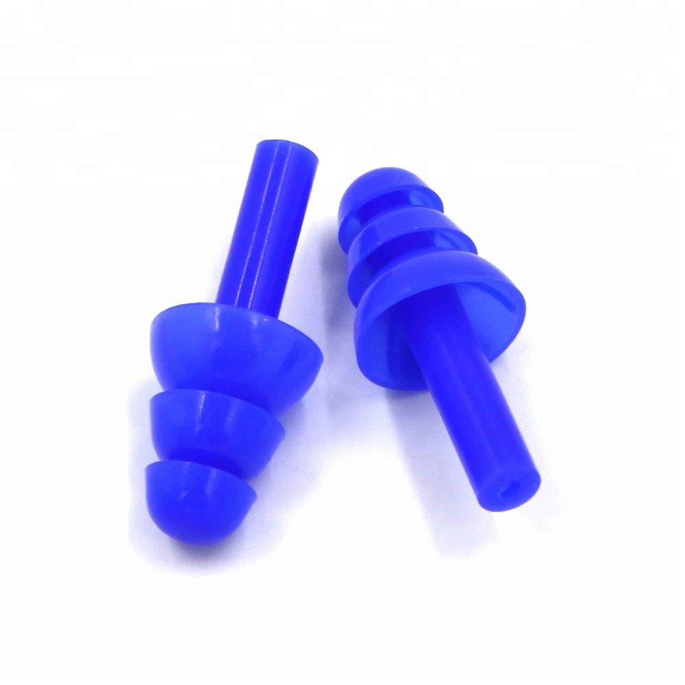 Premium Reusable Hearing Protection Swimming Silicone Ear Plugs