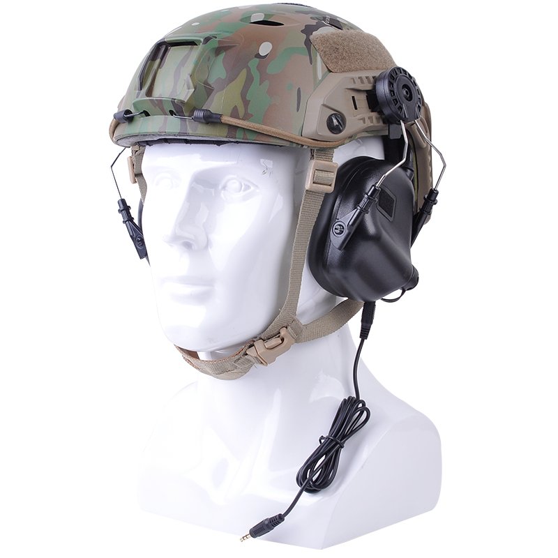 M31HProfession headset Electronic hearing protection earmuffs adapted to ARC helmet track for sport shooting anti-noise