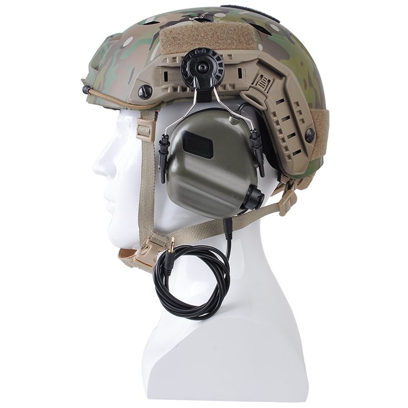 M31HProfession headset Electronic hearing protection earmuffs adapted to ARC helmet track for sport shooting anti-noise