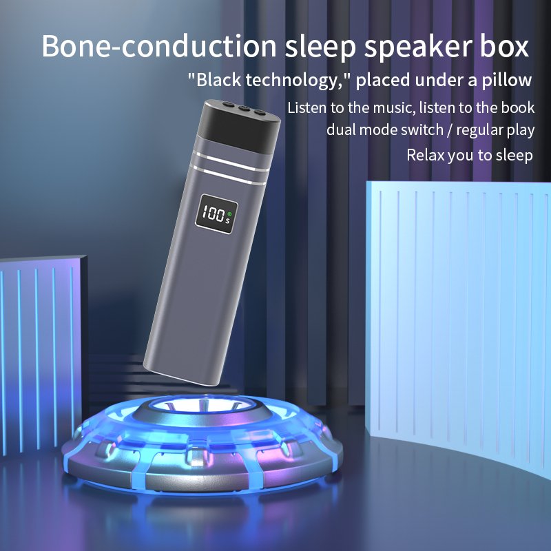 Pillow speaker Sleep bone Conduction speaker Volume control Timer Feature Pillow speaker Sleep Headphones