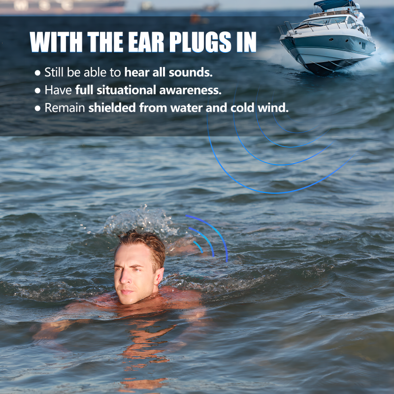 Hot Sale Washable Swimming Ear Plugs Ear Protection For Surfing Water Sports