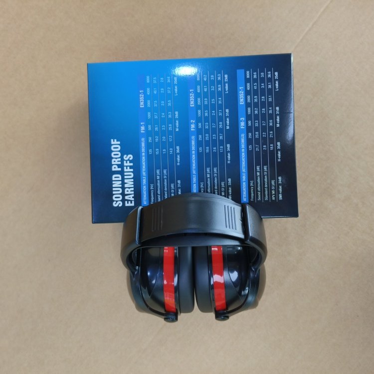 SNR 33dB Earmuffs Industrial Noise Cancelling Safety Ear Muffs Range Hearing Ear Muffs