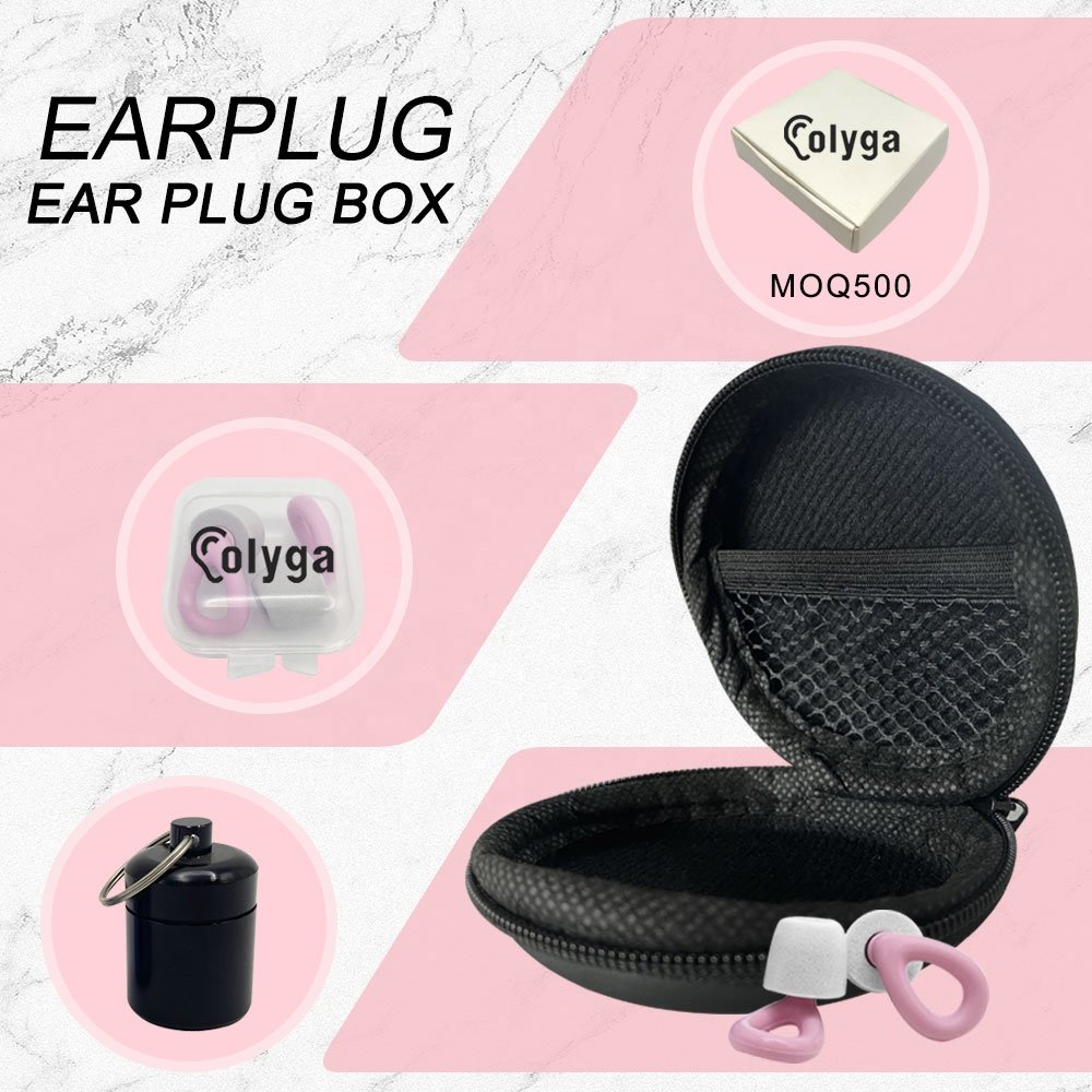 Ear Plugs for Sleeping Noise Cancelling Silicone Reusable Washable Earplugs for Noise Reduction