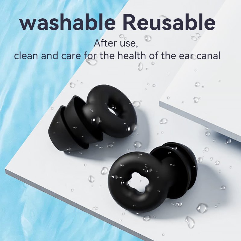 Wholesale Silicone Noise Reduction Quiet Sound Insulation Hearing Protection Swimming Waterproof Replacement Earplugs