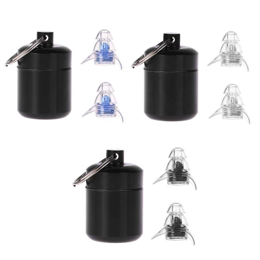 Custom Ear Plugs Noise Reduction Loud Sounds Protection 21dB Silicone Hearing Protection for Shooting Music Swimming