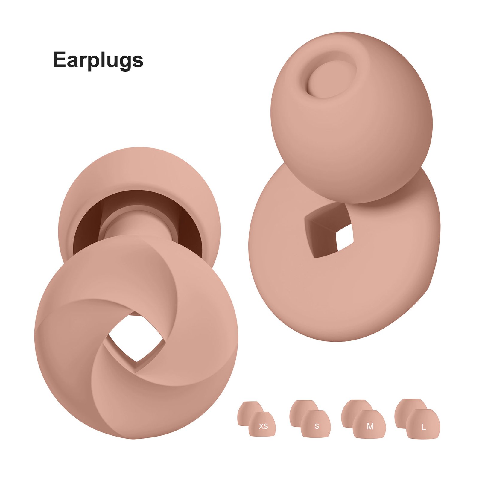 Waterproof Sound Insulation Anti Noise Snore Reusable Acoustic Sleep Sleeping Earplugs Noise Reduction