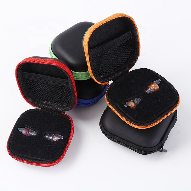 Wejump Factory Selling Noise Reduction High Fidelity Earplugs with case for Concerts Musicians Motorcycles