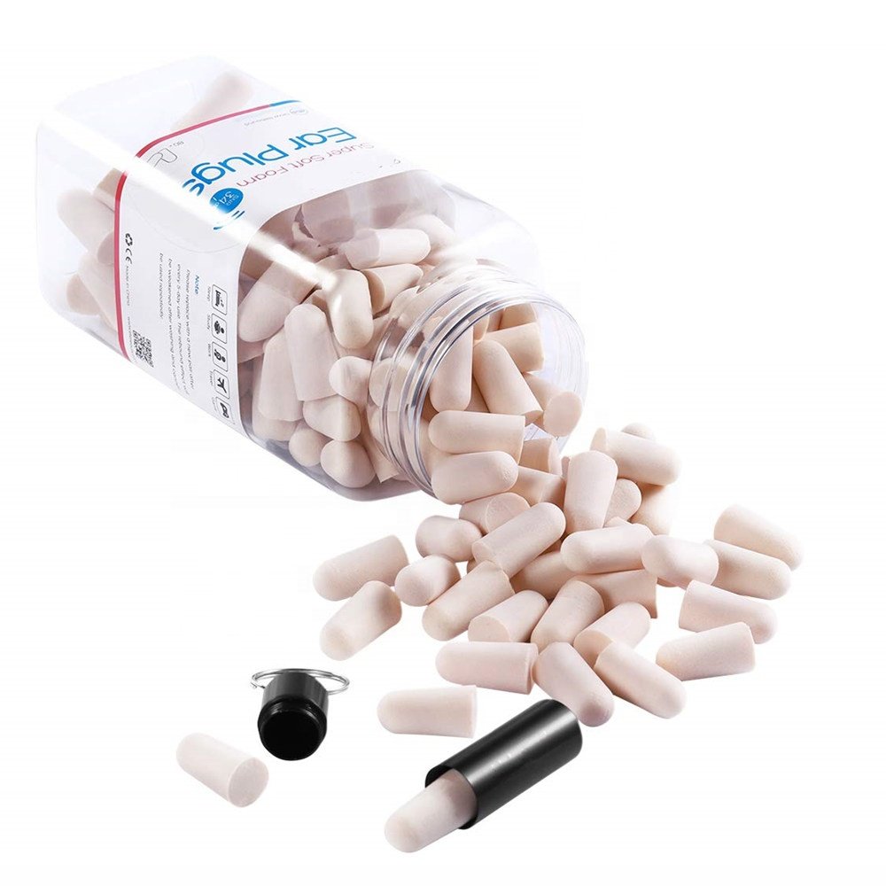 Wejump CE EN352 noise reduction sleep ear plug, hearing protection SNR37dB