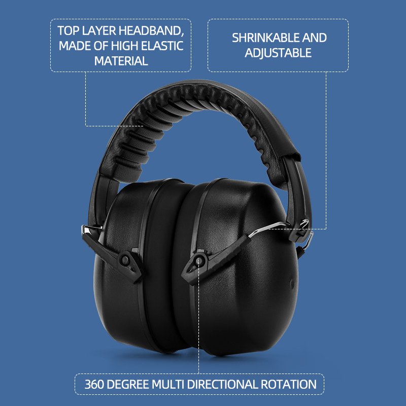 China Manufacturer's Noise Reduction Ear Muffs Adult Hearing Protection