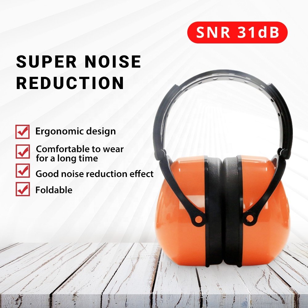 Noise Reduction Safety Ear Muff Hearing Protection Earmuff SNR 31dB Noise Sound Protection