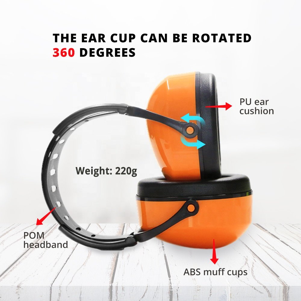 Noise Reduction Safety Ear Muff Hearing Protection Earmuff SNR 31dB Noise Sound Protection