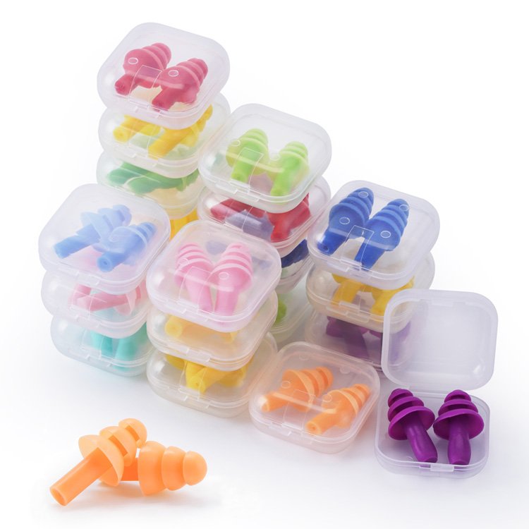 32dB Soft Silicone Ear Plugs Ears Protector Reusable Hearing Protection