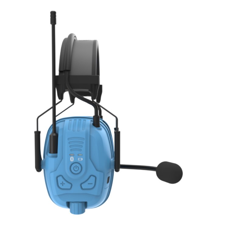RONGXIANG CE EN352 ANSI S3.19 Type-C Full Duplex NRR25dB SNR30dB Hearing Protection Well Drilling Earmuff FDM-10
