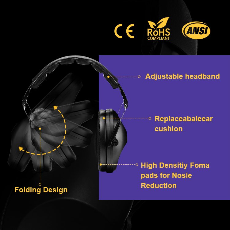 Student Noise Cancelling Headphones Children Best Selling NRR 23 dB Best Hearing Baby Ear Protection earmuff