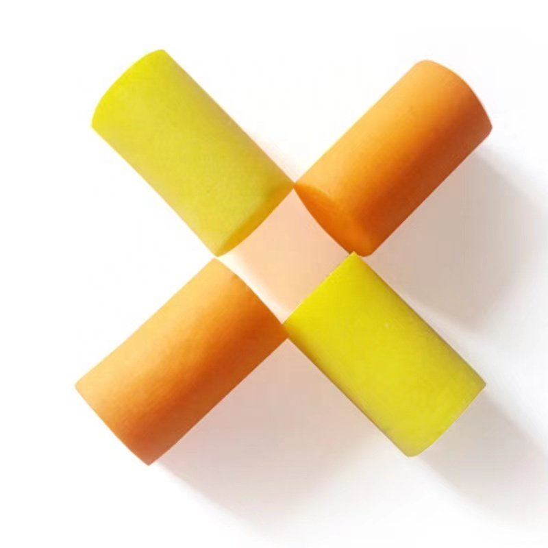 Disposable Hearing Protection Earplugs Ce Approved Cylinder Pu Foam Column earplugs noise reduction custom logo Earplugs