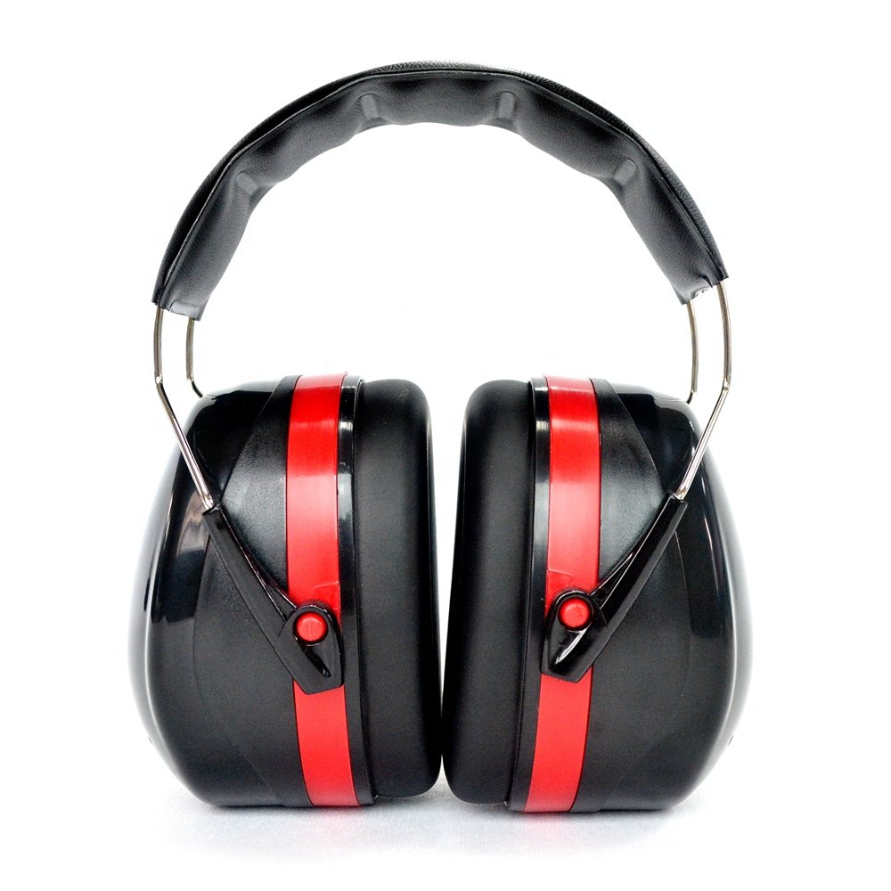 SNR 34db Noise Canceling Sound Isolating Comfortable Head Mounted Earmuffs Hearing Protection