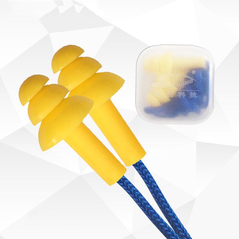 Factory hearing protection custom logo reusable airplane noise Cancelling reducing Safety Earplugs