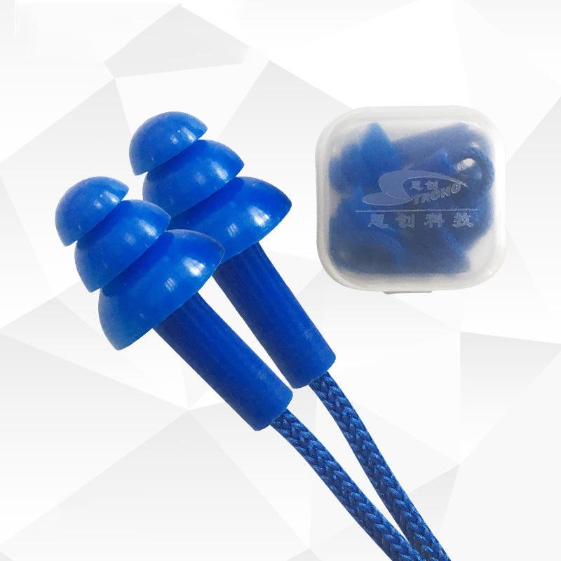 Factory hearing protection custom logo reusable airplane noise Cancelling reducing Safety Earplugs