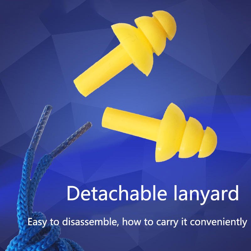 Factory hearing protection custom logo reusable airplane noise Cancelling reducing Safety Earplugs