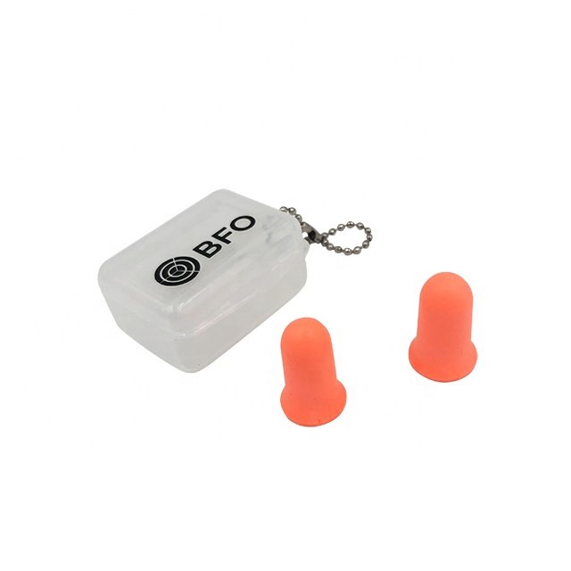 Hot Sale! New Design Custom Color Pu Foam Soundstopper Ear Plug With Case For Sleeping Hearing Protection