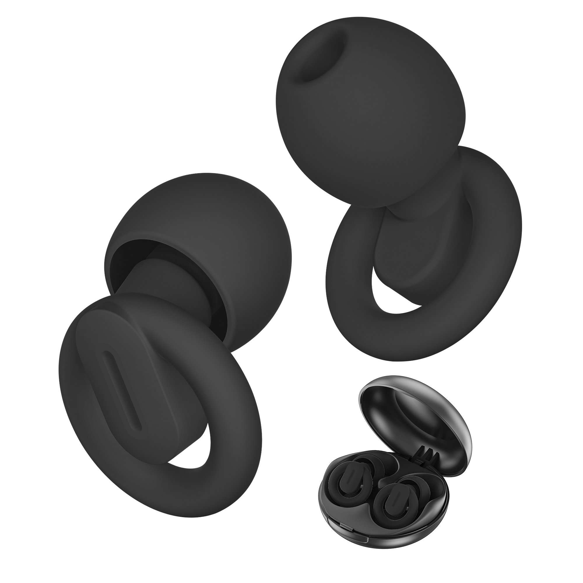 4 Size Ear Protection 33dB Bouchon d'oreille Hearing Protection Silicone Ear Plugs for sleeping noise reduction silicone