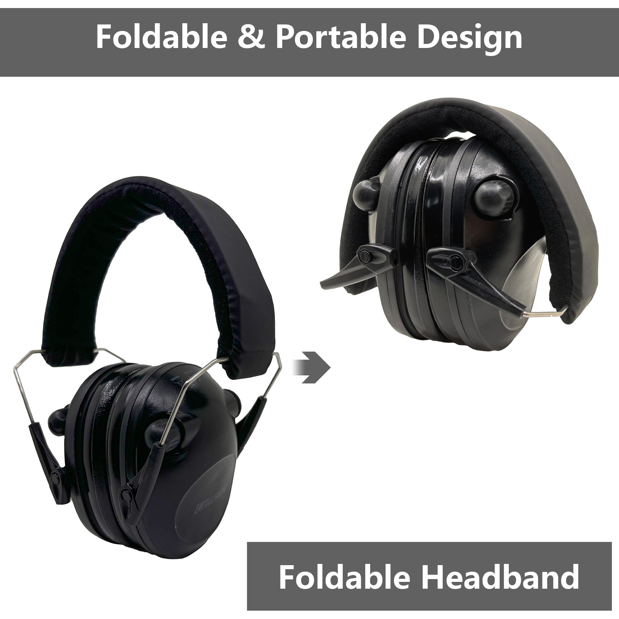 OEM GS112P2CA-C Noise Reduction Safety Ear Muffs Hearing Protection SNR 21dB Noise Sound Protection Headphones for Shooting