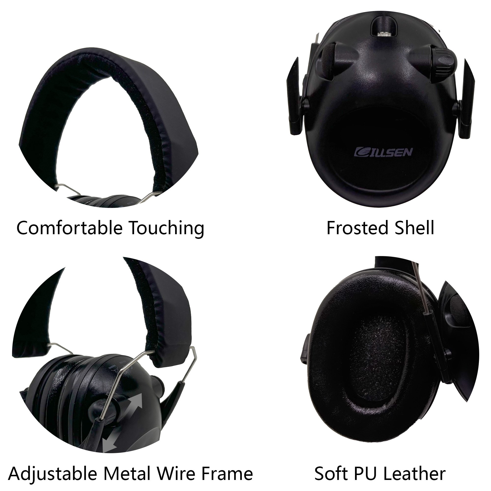 OEM GS112P2CA-C Noise Reduction Safety Ear Muffs Hearing Protection SNR 21dB Noise Sound Protection Headphones for Shooting