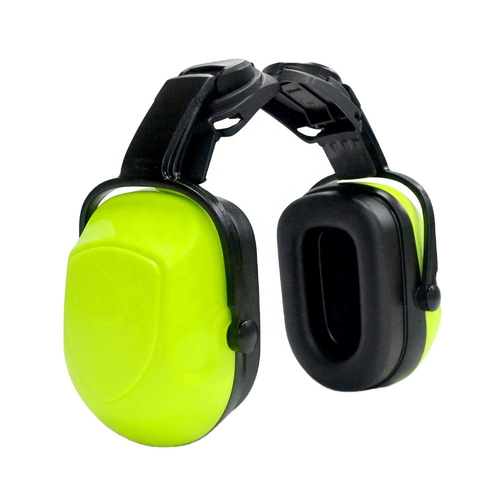 Comfortable Detachable Earmuffs Noise Canceling Sound-Isolating Plastic Cap Mountable Hearing Protection