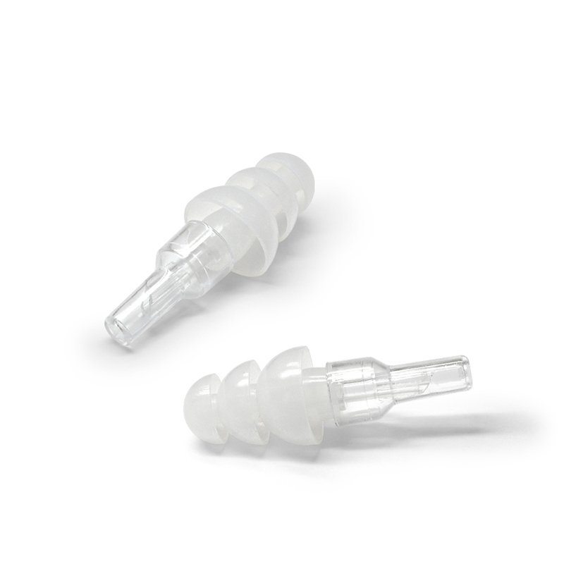 High Quality 8Mm Silver Sponge Comfortable 200Db Anti Noise Ear Gauge Plug Reusable Corded Transpirant Plugs For Ears For Noise