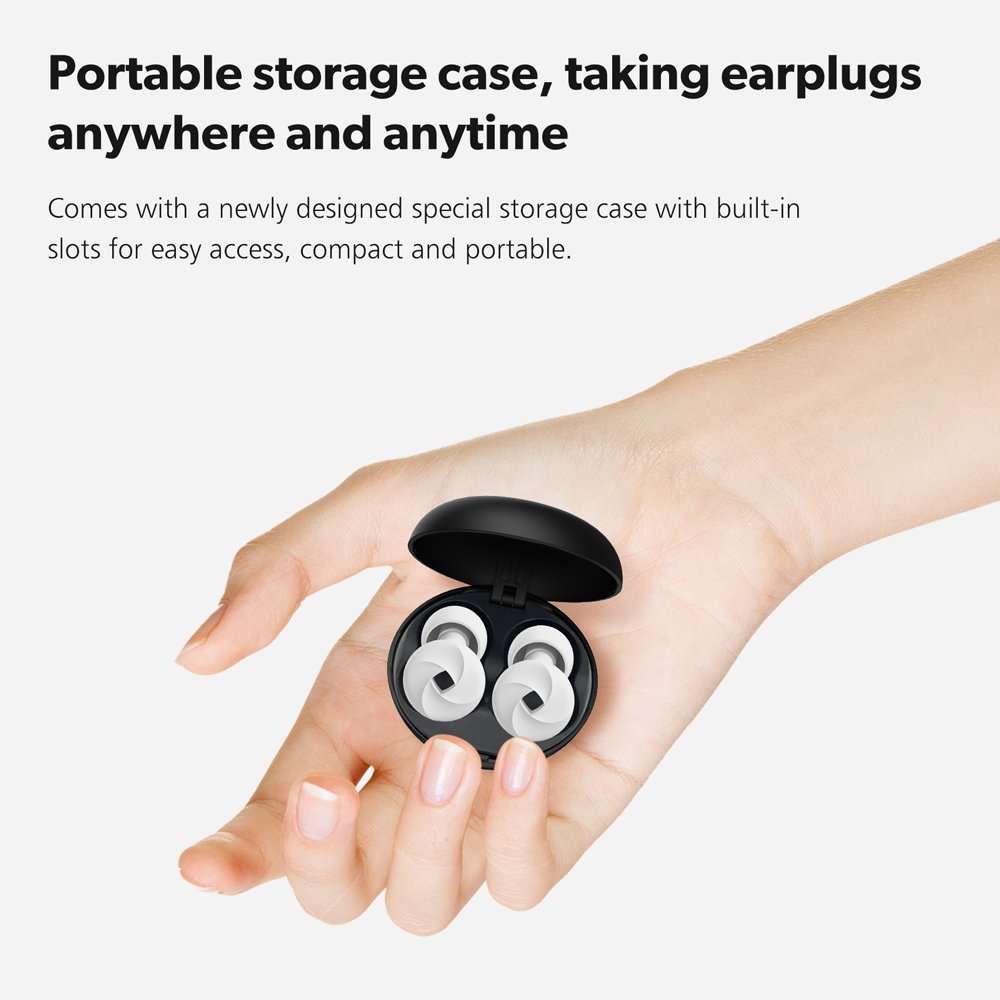 sleeping ear plugs hearing protection Sound Noise Cancelling high quality ear plugs mini box case earplugs earplug