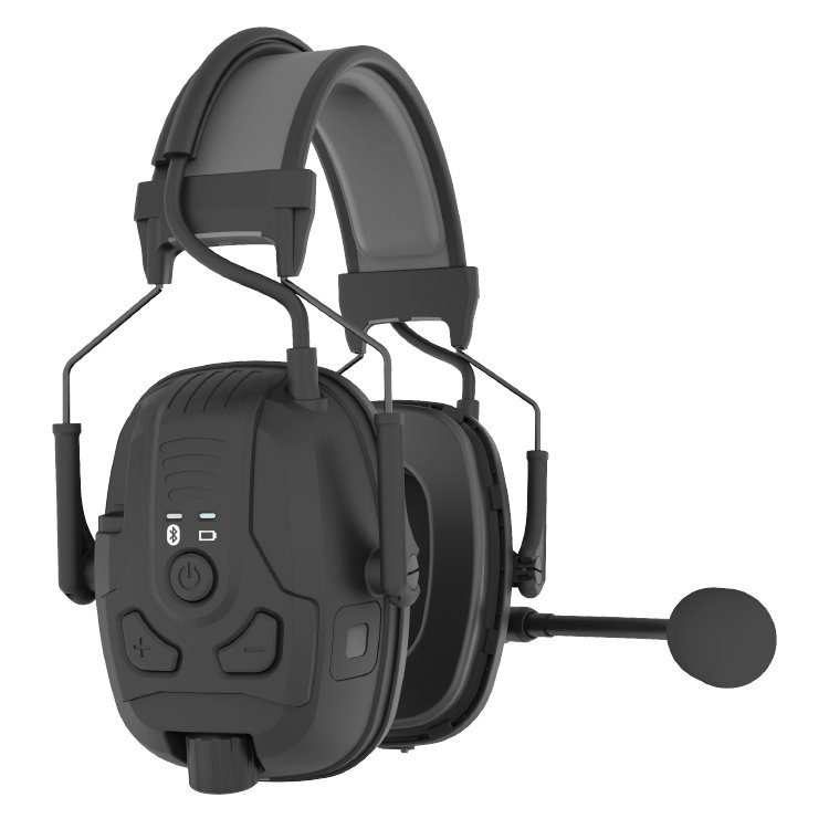 RONGXIANG BTM-07 Customized Safety airport safety earmuff electronic Earmuffs Helmet Wireless Earmuffs