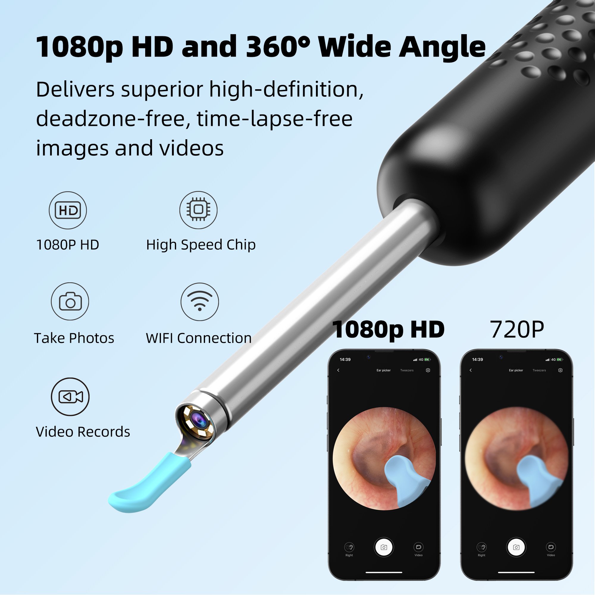 Bebird R1 Medical Science Visual Non-invasive Ear Wax Removal Equipment for Hearing Protection