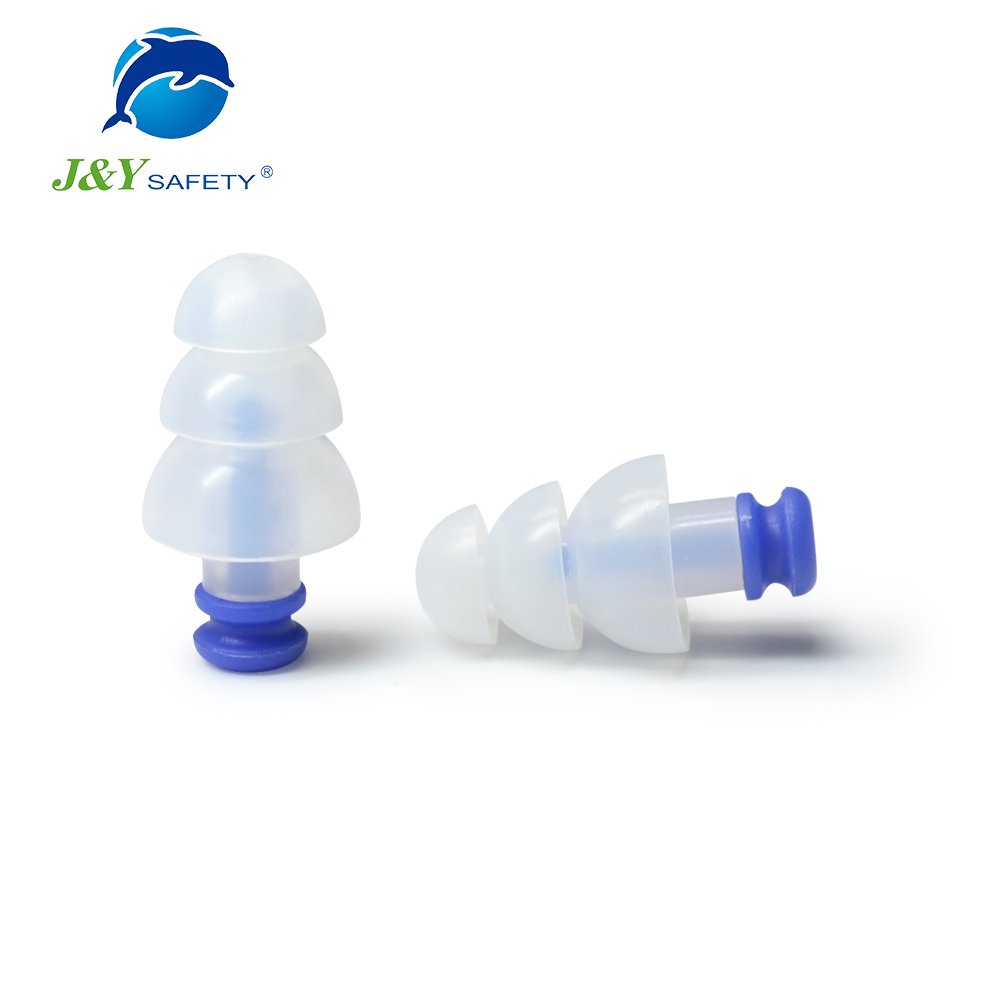 High Fidelity Silicone Earplugs CE & ANSI Certified Acoustic Noise Reduction for Hearing Protection Concerts Music Events