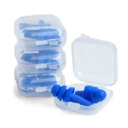Standard Quality Noise Cancelling Silicone Earplugs with NRR 25dB for Hearing Protection Use at Wholesale Prices