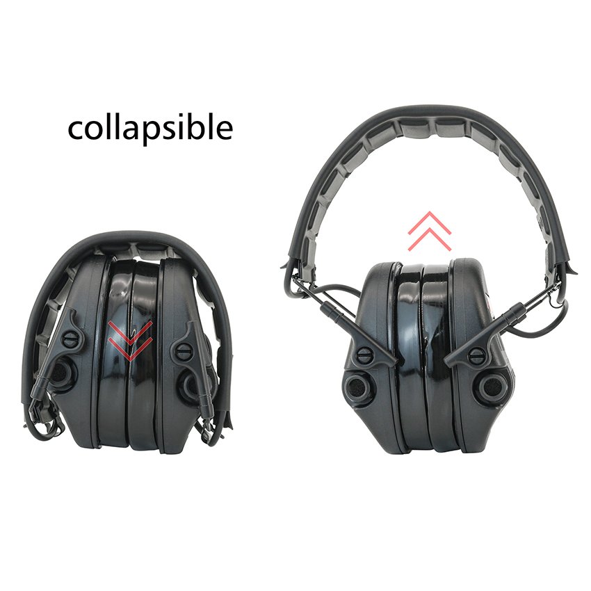 TS TAC-SKY Tactical Electronic Earmuffs Foldable SORDIN Ultra IPSC Outdoor Hunting Shooting Ear Protection Tactical Headset